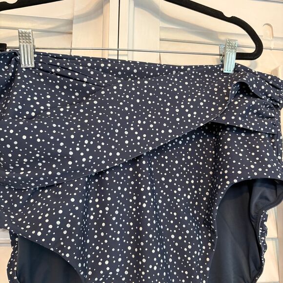Calia Blue And White Swimsuit Bottom Size 2X - Picture 3 of 6